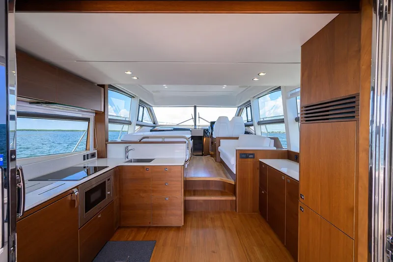 Chill Yacht Photos Pics Princess F49 Chill- Galley/Salon