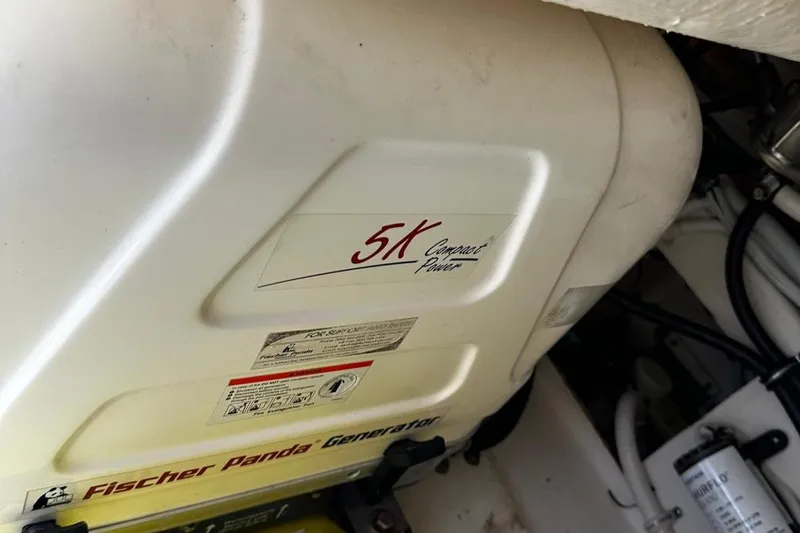 Yacht Photos Pics Fischer Panda generator in 2020 Tiara Sport 34 LS boat engine compartment.