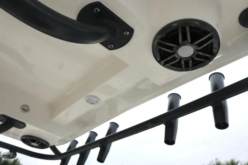  Yacht Photos Pics 2024 Sea Born LX 26 boat with rod holders and speaker system.