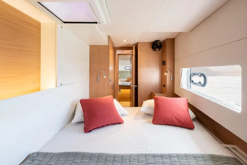  Yacht Photos Pics Luxurious Bali CATSMART 2026 yacht cabin with modern design and ocean view.