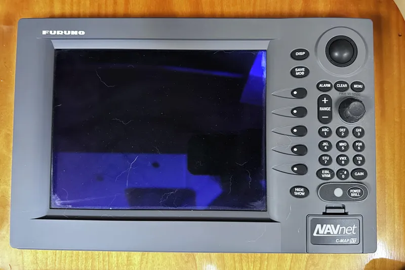 Times Like These Yacht Photos Pics Furuno NAVnet C-MAP NT marine navigation system on 2004 McKinna 57 PHMY Widebody yacht.