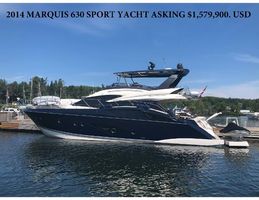 2014 65' 7'' Marquis-630 Sport Yacht Toronto, ON, CA