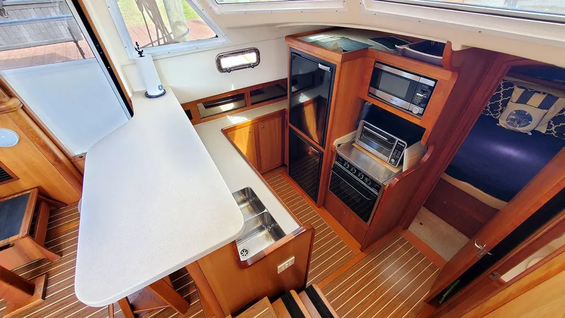 Pura Vida Yacht Photos Pics Galley