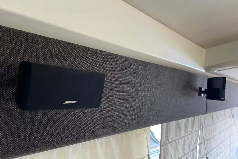 Yacht Photos Pics Bose speakers installed in a 2013 Prestige 620 yacht interior.