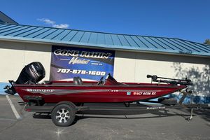 2016 Ranger RT178 fishing boat on trailer, parked outside Gone Fishing Marine.