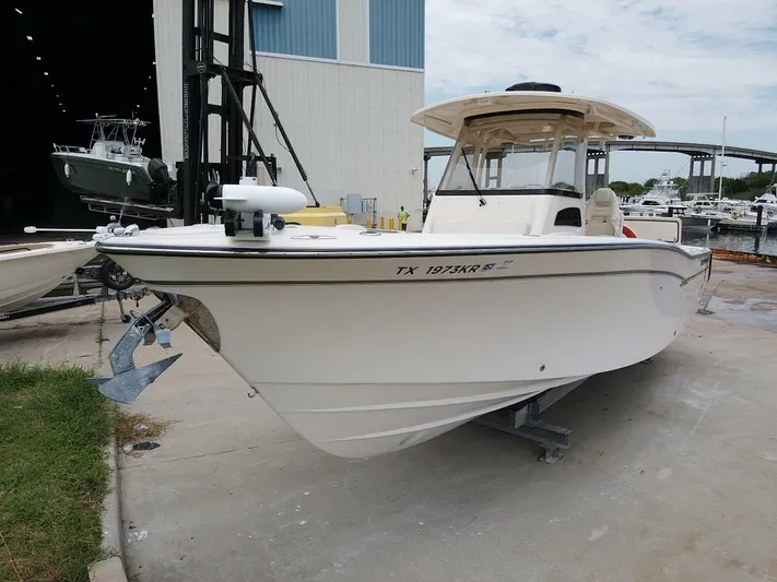  Yacht Photos Pics 2019 Grady-White 306 CANYON boat docked near marina.
