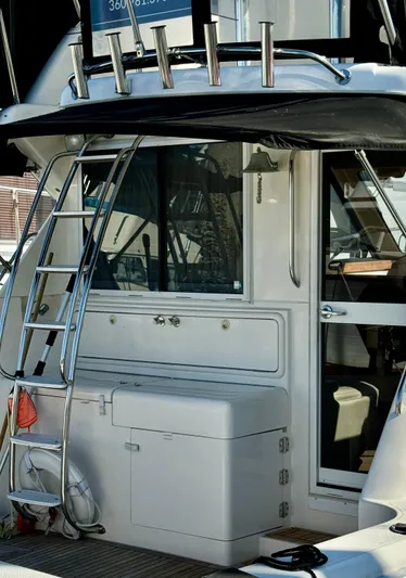 Walkabout Yacht Photos Pics Fly Bridge Ladder