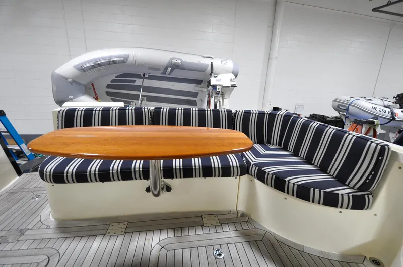 Tempest Yacht Photos Pics Sabre 40 Sedan - Tempest - In Storage - Cockpit Table