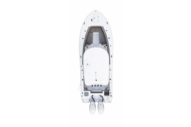  Yacht Photos Pics Top view of 2026 Sea Hunt Gamefish 25 boat, showcasing sleek design and spacious deck.