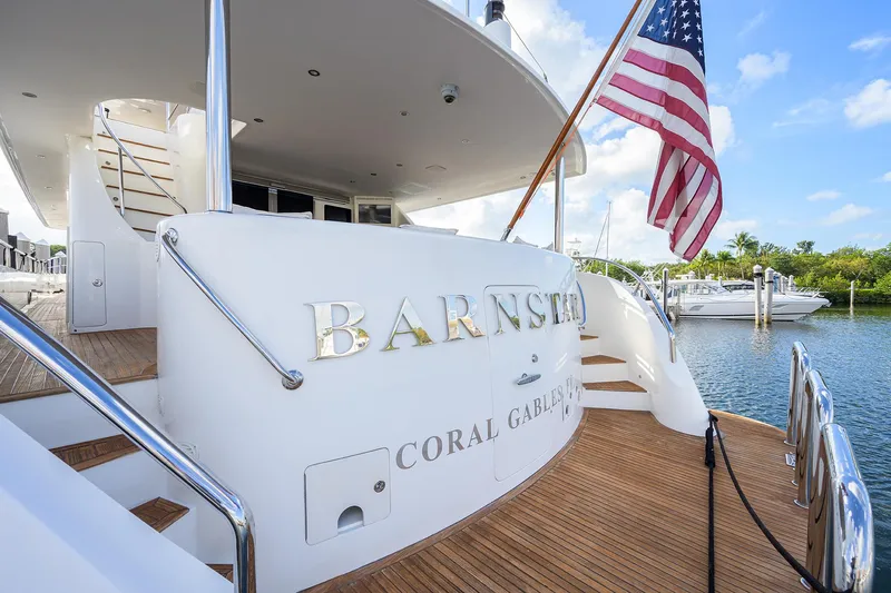 Barnstar Yacht Photos Pics Ocean Alexander 80 BARNSTAR - Swim Platform