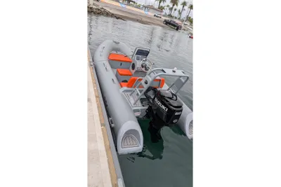 Tide Craft Custom Grey and Orange Catalina 13