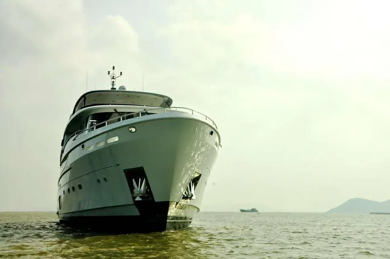  Yacht Photos Pics Luxury yacht Selene 92 Explorer 2026 cruising on open water.