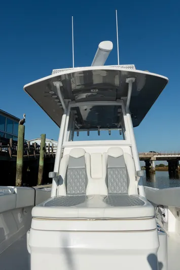  Yacht Photos Pics 2025 Invincible 36 Open Fisherman boat with sleek design and modern features.