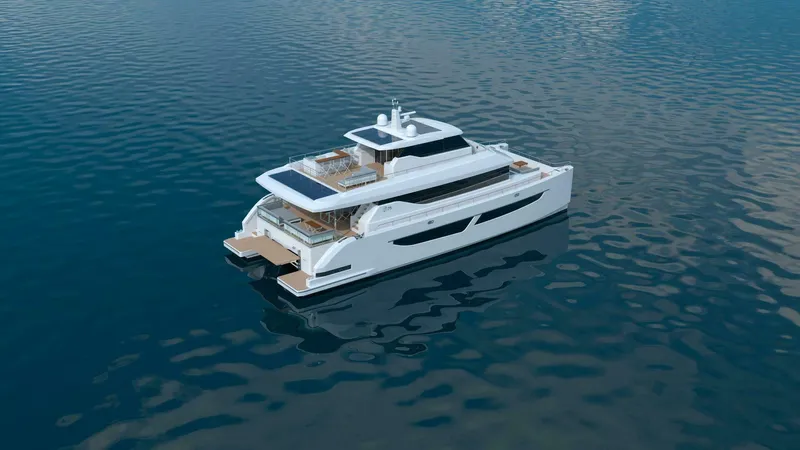 75 Iliad 2026 Yacht Photos Pics Luxury ILIAD 75 yacht cruising on calm blue waters, 2026 model.
