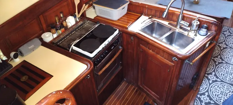 Sophia Yacht Photos Pics Galley - Top View