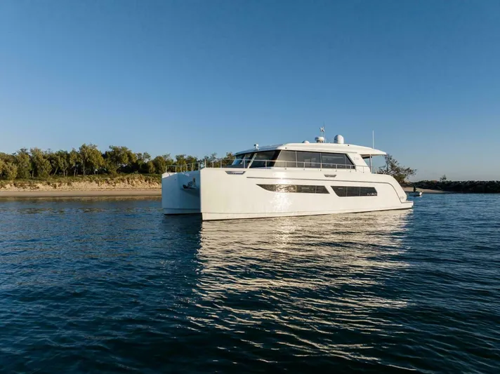 53s Iliad 2026 Yacht Photos Pics Luxury ILIAD 53S yacht cruising on calm waters, 2026 model.