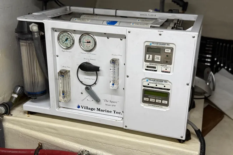  Yacht Photos Pics Village Marine Tec. water filtration system on a 1998 Kadey-Krogen 48' Northsea Widebody Pilothouse.