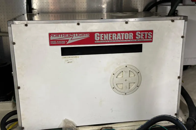  Yacht Photos Pics Northern Lights generator set on 1998 Kadey-Krogen 48' Northsea Widebody Pilothouse.