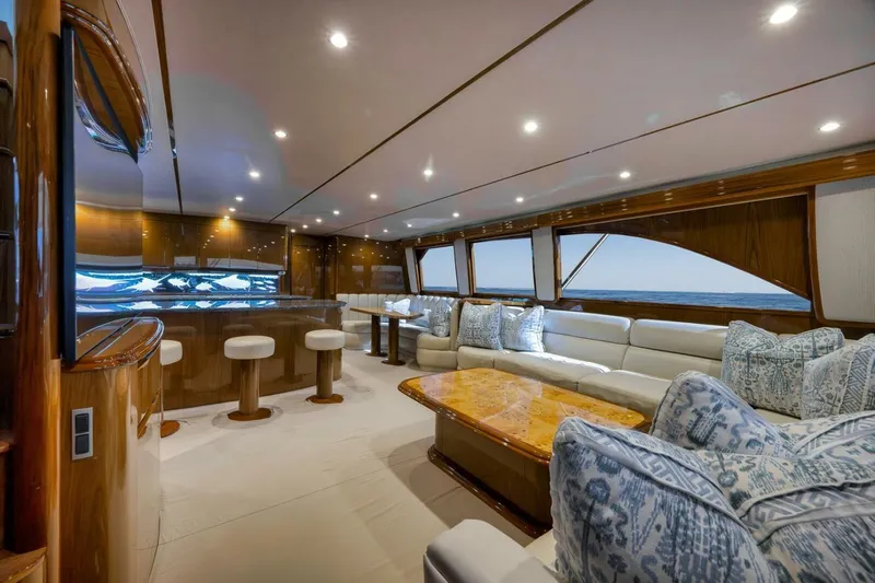  Yacht Photos Pics 2011 Viking 76 Enclosed Bridge- TEUSEAS- Salon