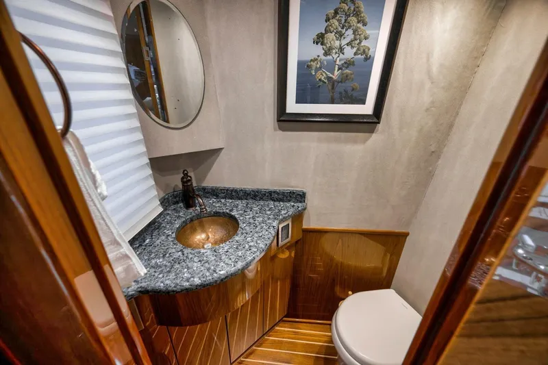  Yacht Photos Pics 2011 Viking 76 Enclosed Bridge- TEUSEAS- Salon Day Head