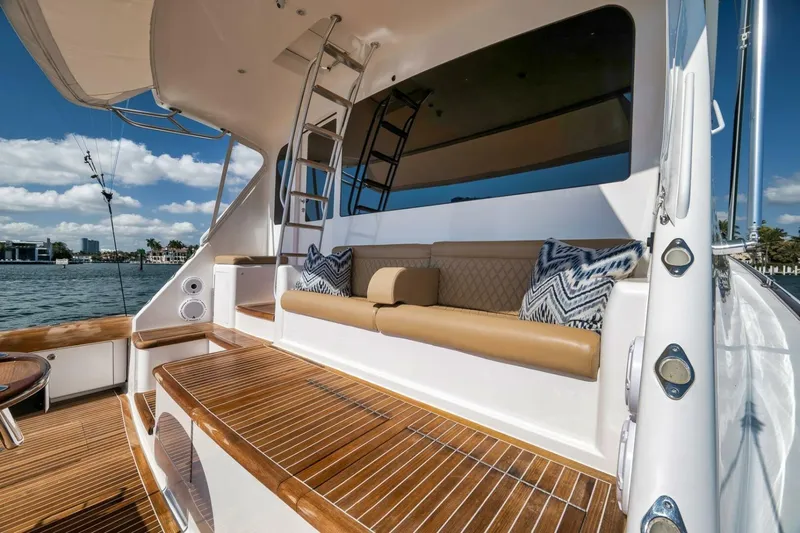  Yacht Photos Pics 2011 Viking 76 Enclosed Bridge- TEUSEAS- Cockpit