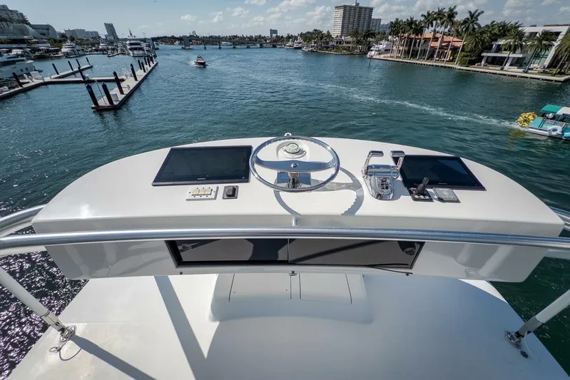  Yacht Photos Pics 2011 Viking 76 Enclosed Bridge- TEUSEAS- Tower