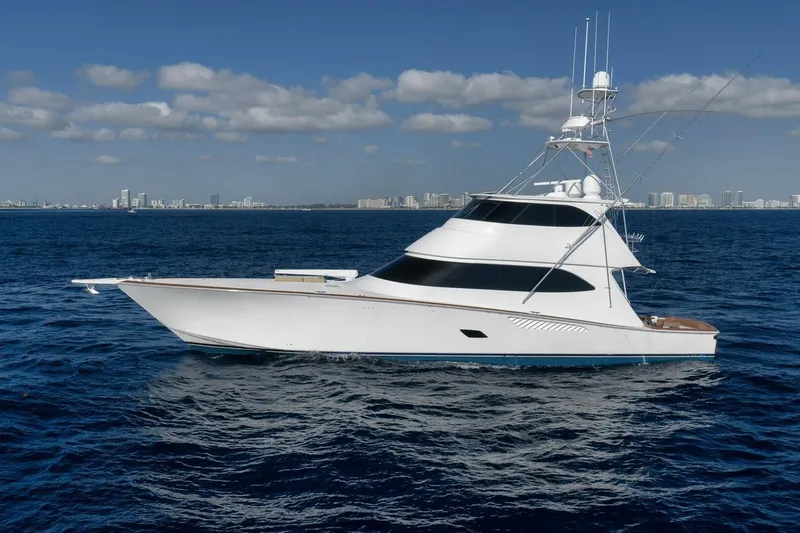  Yacht Photos Pics 2011 Viking 76 Enclosed Bridge- TEUSEAS- Profile