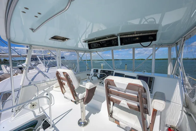 Seanyle Yacht Photos Pics Post 50 SEANYLE - Flybridge - Helm