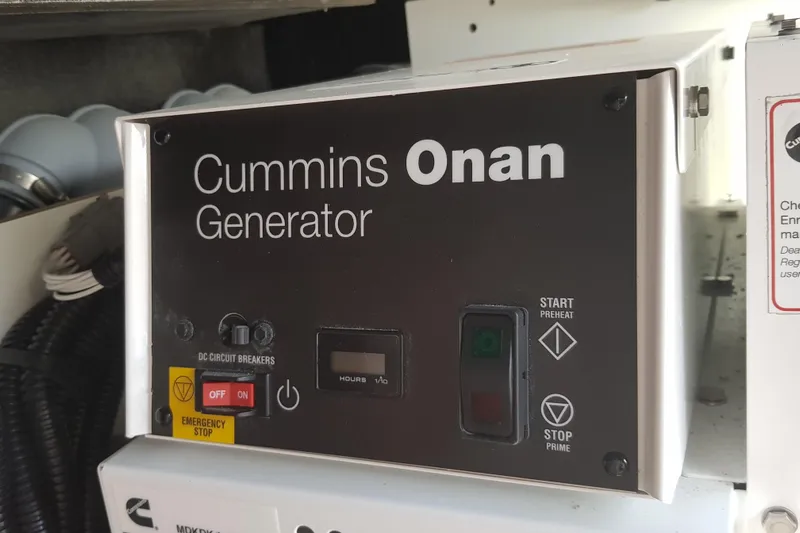 Love A Fayre Yacht Photos Pics Cummins Onan generator on a 2020 Fountaine Pajot Astrea 42 yacht.