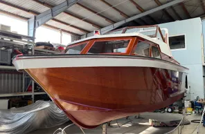 1988 Custom Holzboot Mahagoni Dolphin II