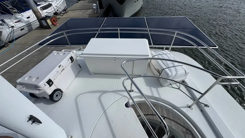 Dream Catcher Yacht Photos Pics Flybridge Looking Aft
