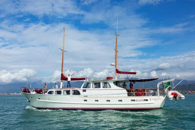 1964 Custom Motoryacht with stabilising sails