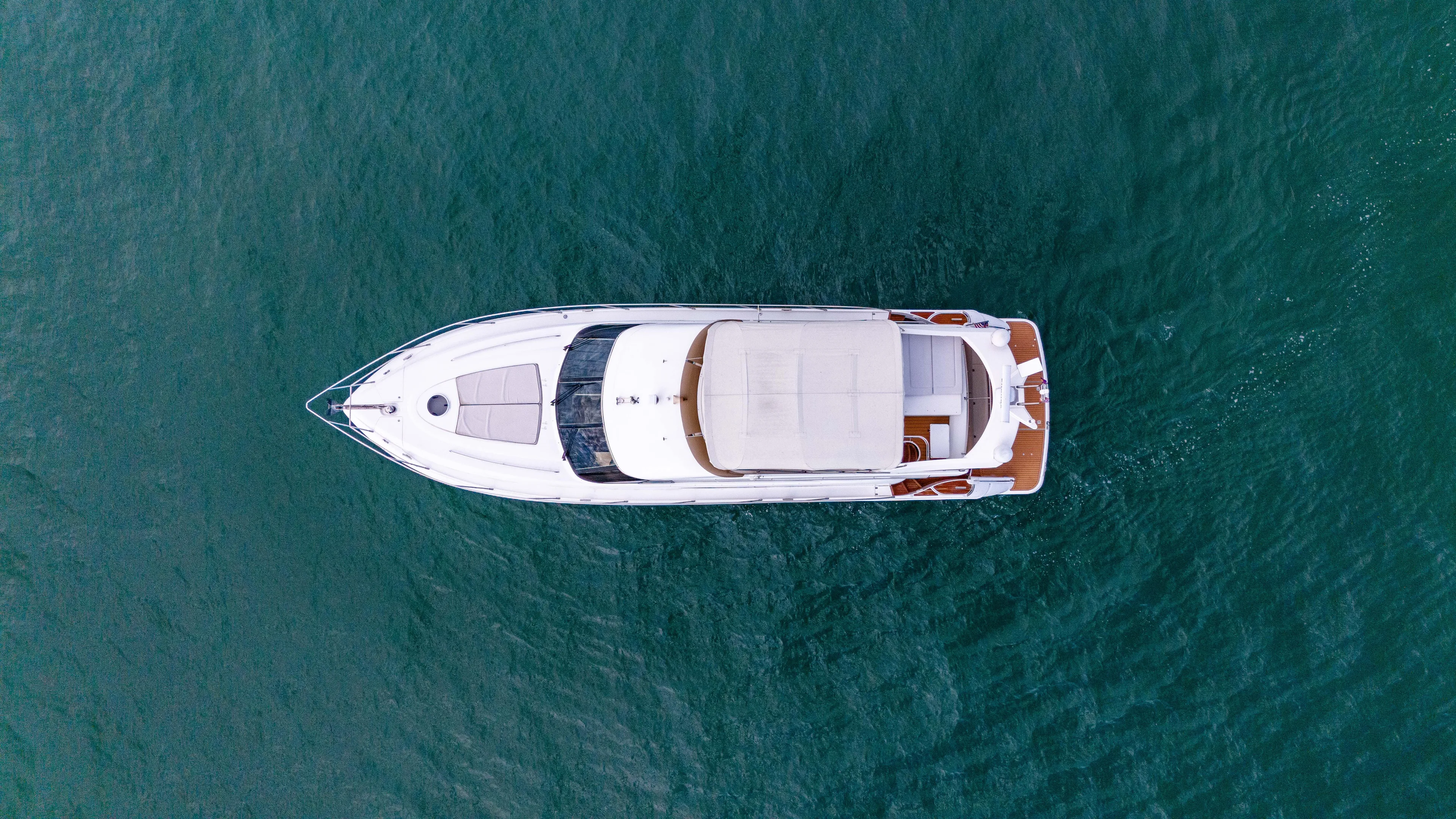 Seabreeze Yacht Photos Pics Princess 58 SEABREEZE - Aerial Profile