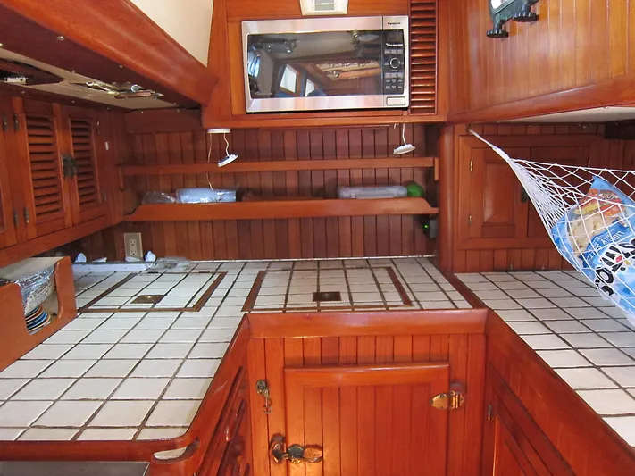 China Doll Yacht Photos Pics Galley countertops