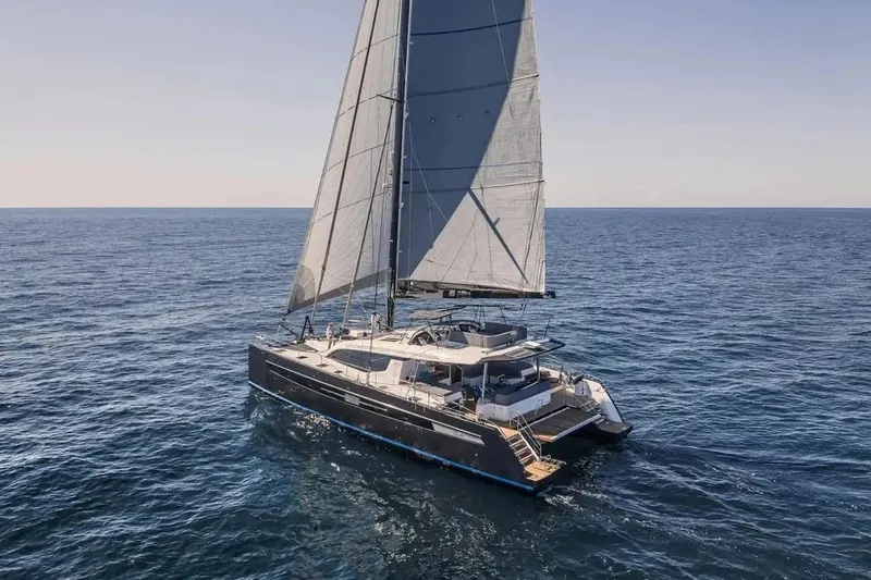  Yacht Photos Pics Luxury Privilege Signature 650 yacht sailing on open sea, 2027 model.