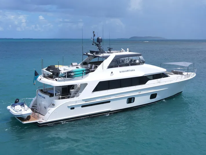  Yacht Photos Pics 2013 Cheoy Lee Bravo yacht on calm blue waters.