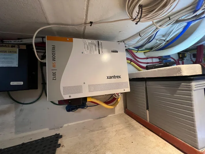 Idaho Red Yacht Photos Pics Xantrex Freedom SW 3012 inverter in 2018 Great Harbour TT35 boat.