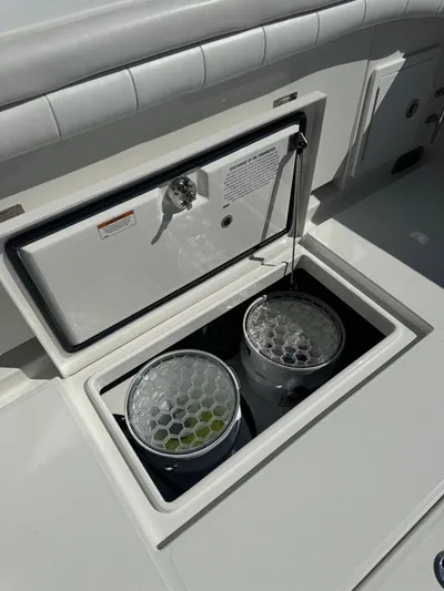 Distraction Yacht Photos Pics LAZARETTE WITH BUCKETS