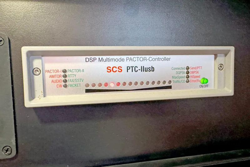 Legacy Yacht Photos Pics DSP Multimode PACTOR-Controller SCS PTC-IIusb, Hylas 49CC, 2012 model.