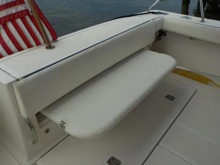 "never Say Never" Yacht Photos Pics Fold down Stern Seat