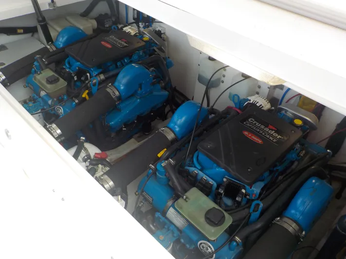 "never Say Never" Yacht Photos Pics Engine Room