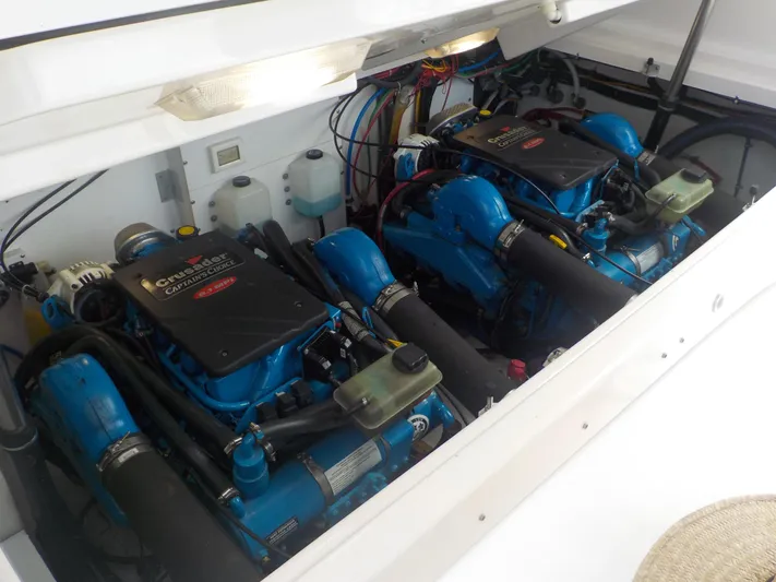 "never Say Never" Yacht Photos Pics Engine Room