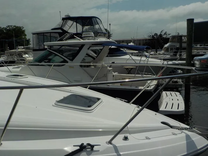 "never Say Never" Yacht Photos Pics Cockpit Sunshade