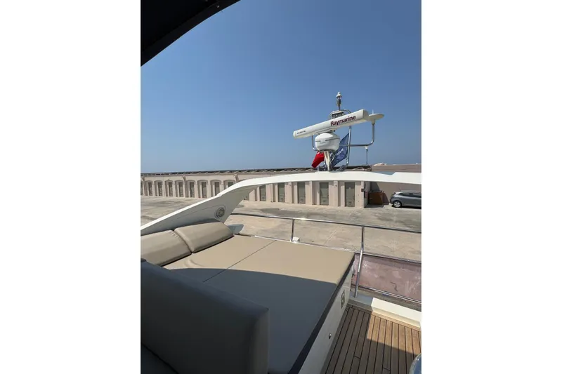  Yacht Photos Pics Luxurious 2012 Princess 60 yacht with spacious deck and modern radar equipment.