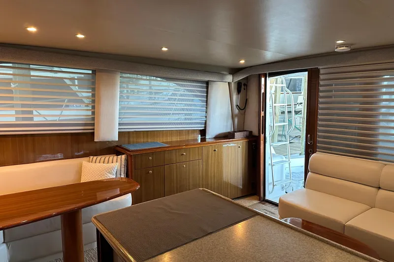 Capt Bab Yacht Photos Pics Viking 45 CAPT BAB- Salon - Galley- Dinette