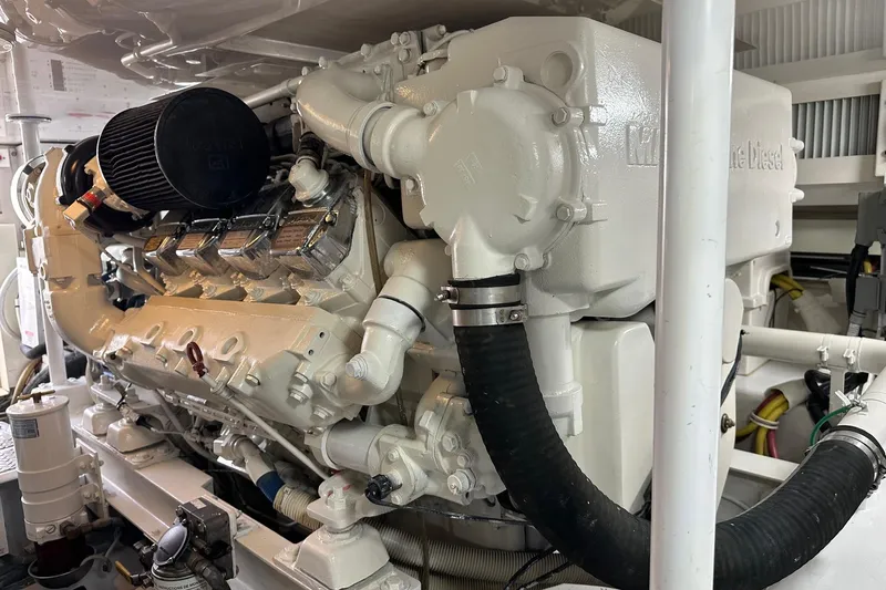 Capt Bab Yacht Photos Pics Viking 45 CAPT BAB- Engine Room