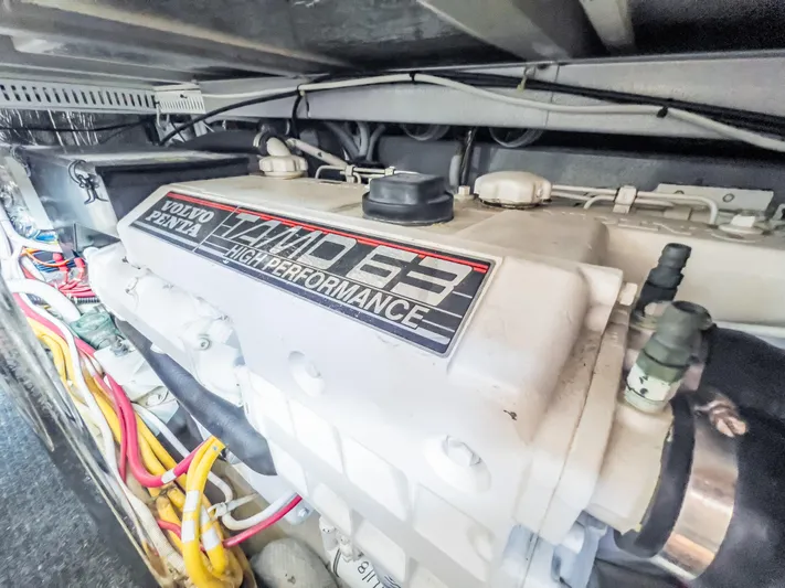  Yacht Photos Pics Volvo Penta TAMD 63 engine in a 2005 Carver 390 MY yacht.