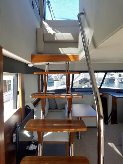  Yacht Photos Pics Stairs to flybridge