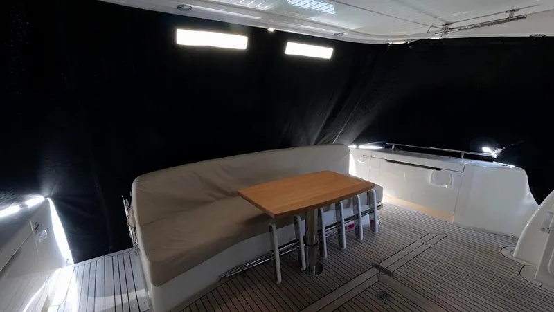  Yacht Photos Pics Aft Cockpit Canvas Cover (from inside)