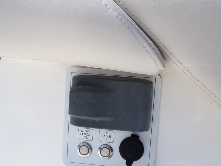  Yacht Photos Pics Control panel on a 2018 Boston Whaler 420 boat.